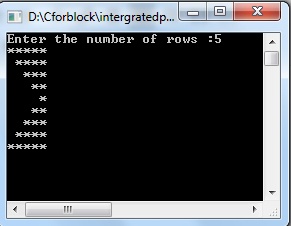 Display integrated pyramid star pattern