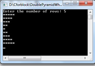 Display integrated pyramid star pattern