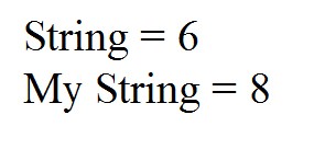 Java program to count the total number of characters in the given string
