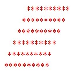 C++ program to print Parallelogram star pattern using for loop