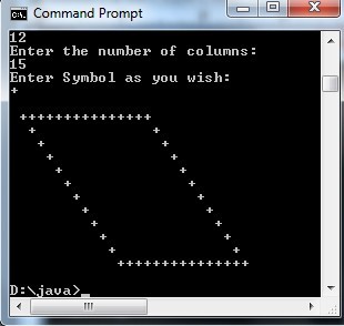 Program to Print Mirrored parallelogram star pattern using for loop in Java