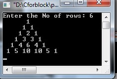 Pascal Triangle program in C++ language - Codeforcoding